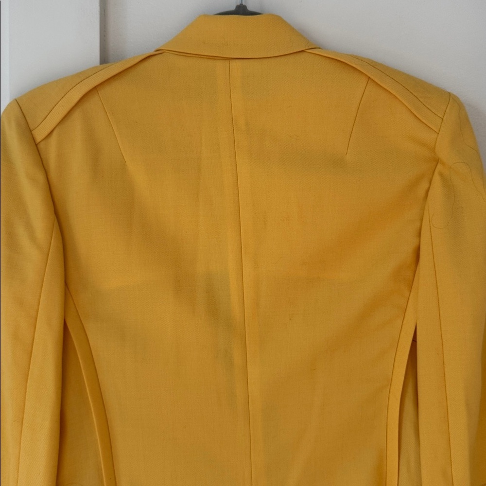 RAG & BONE Bonnie Yellow Single-Button Blazer Size 4 - Picture 6 of 10